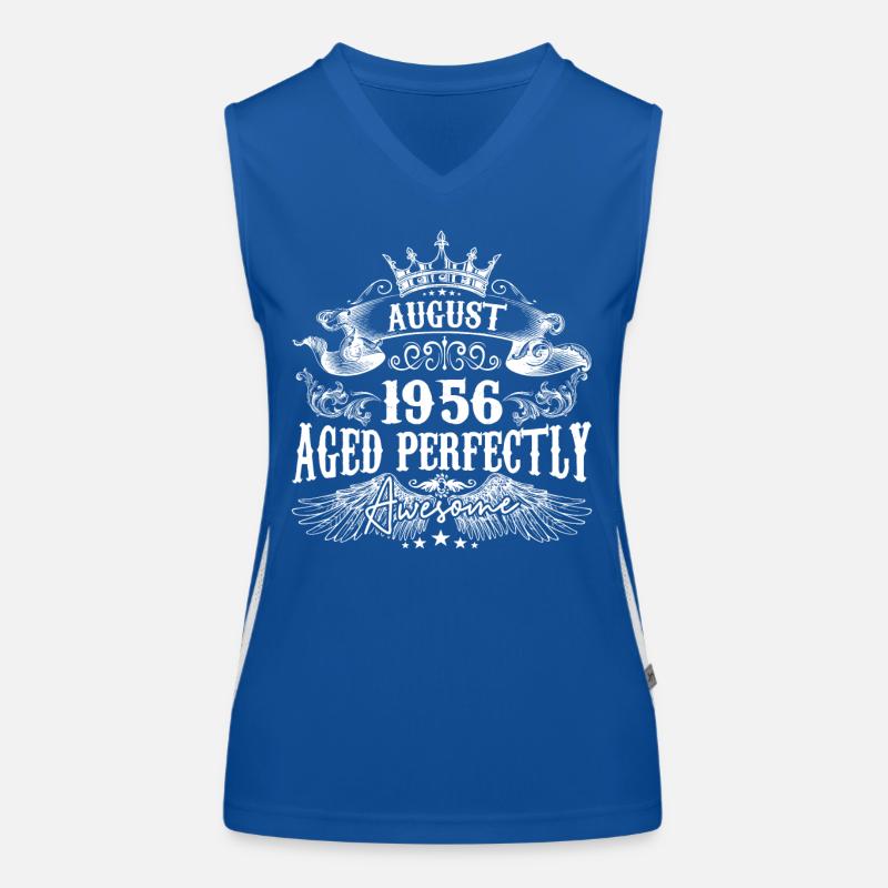 1956| August 1956 Geburtstag Perfekt gealtert Funktionelles Kontrast-Tank Top für Frauen