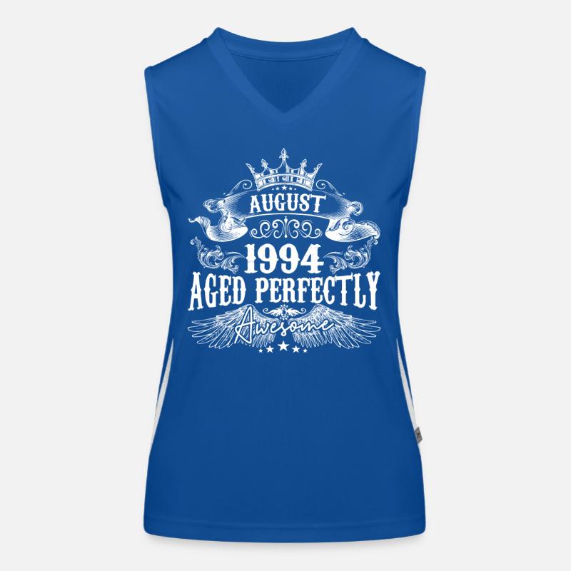 1994 | August 1994 Geburtstag Perfekt gealtert Funktionelles Kontrast-Tank Top für Frauen