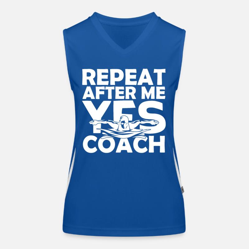 Schwimmtrainer | Geschenk Coach Schwimmen Das Beste Funktionelles Kontrast-Tank Top für Frauen
