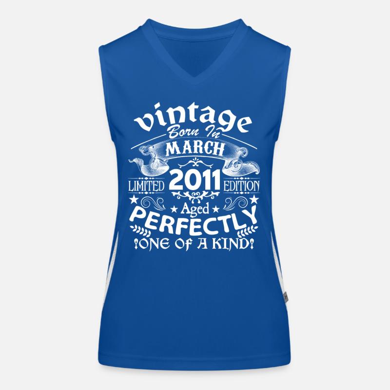 March 2011| anniversary 2011 Vintage Mars Women's Functional Contrast Tank Top