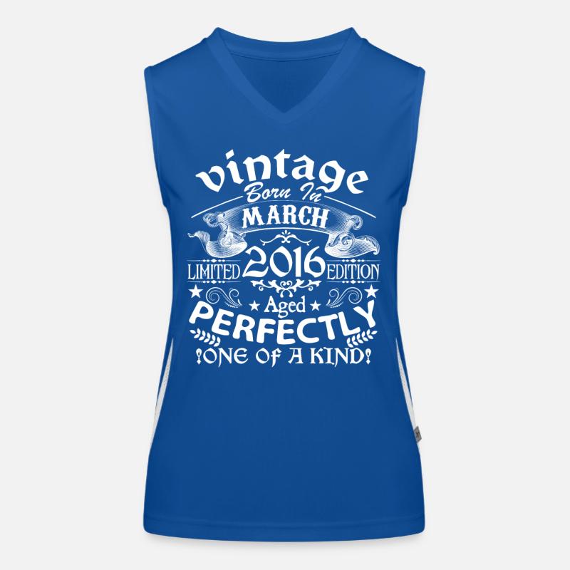 March 2016 | anniversary 2016 Vintage Mars Women's Functional Contrast Tank Top