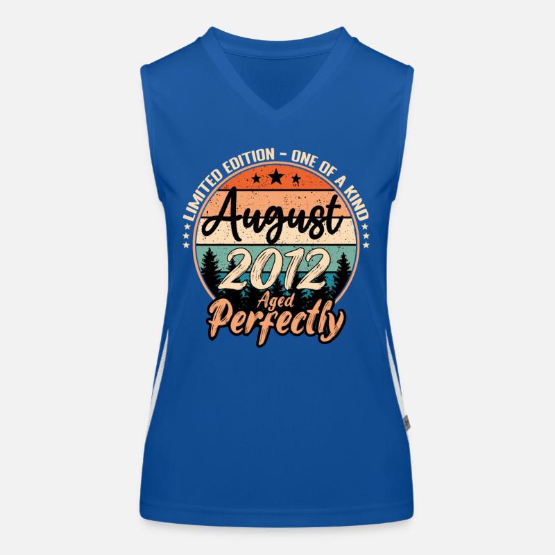 August 2012 Jubiläum 2012 Legenden August Funktionelles Kontrast-Tank Top für Frauen