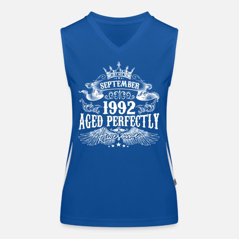 September 1992 Jubiläum 1992 September Funktionelles Kontrast-Tank Top für Frauen