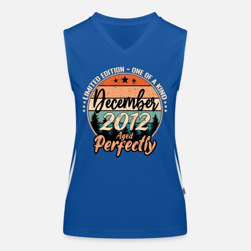 Dezember 2012 Jubiläum 2012 Legenden Dezember Funktionelles Kontrast-Tank Top für Frauen