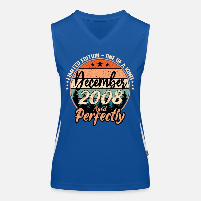 December 2008 Anniversary 2008 Legends December Women's Functional Contrast Tank Top