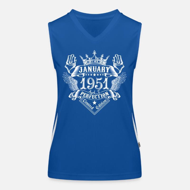 Januar 1951 | Januar 1951 Jubiläum 1951 Funktionelles Kontrast-Tank Top für Frauen