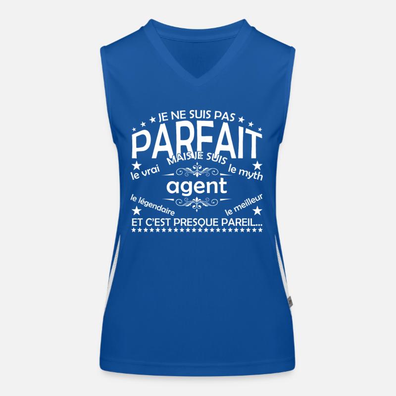 Agent the only Agent the real Agent Women's Functional Contrast Tank Top