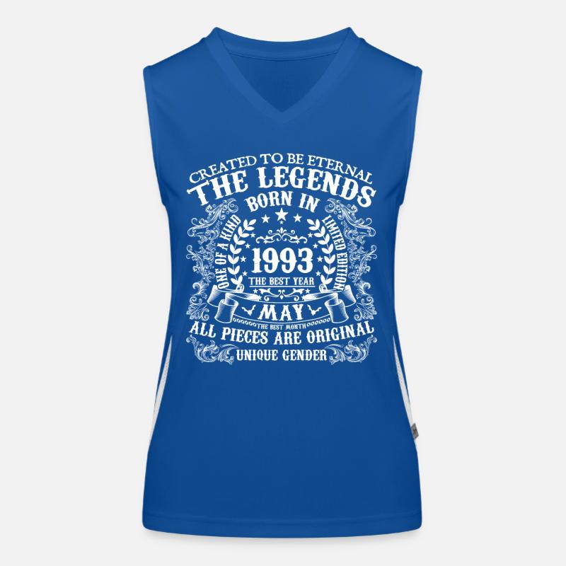 May 1993 Birthday 1993 May Best Year Women's Functional Contrast Tank Top