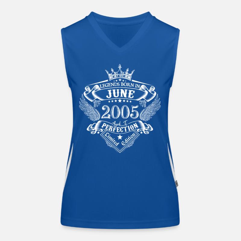 Juni 2005 Geburtstag Juni 2005 Juni Geschenk Funktionelles Kontrast-Tank Top für Frauen