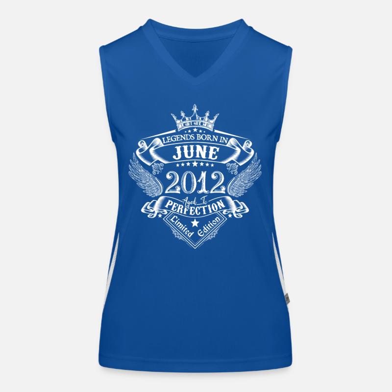 Juni 2012 Geburtstag Juni 2012 Juni Geschenk Funktionelles Kontrast-Tank Top für Frauen