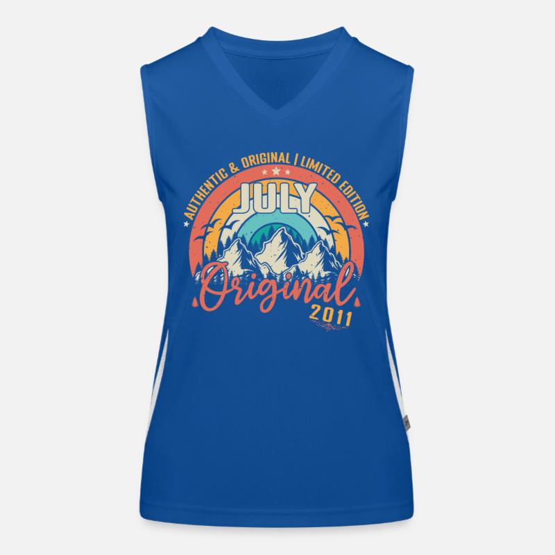 Juli 2011 Juli Jubiläum 2011 Juli Funktionelles Kontrast-Tank Top für Frauen