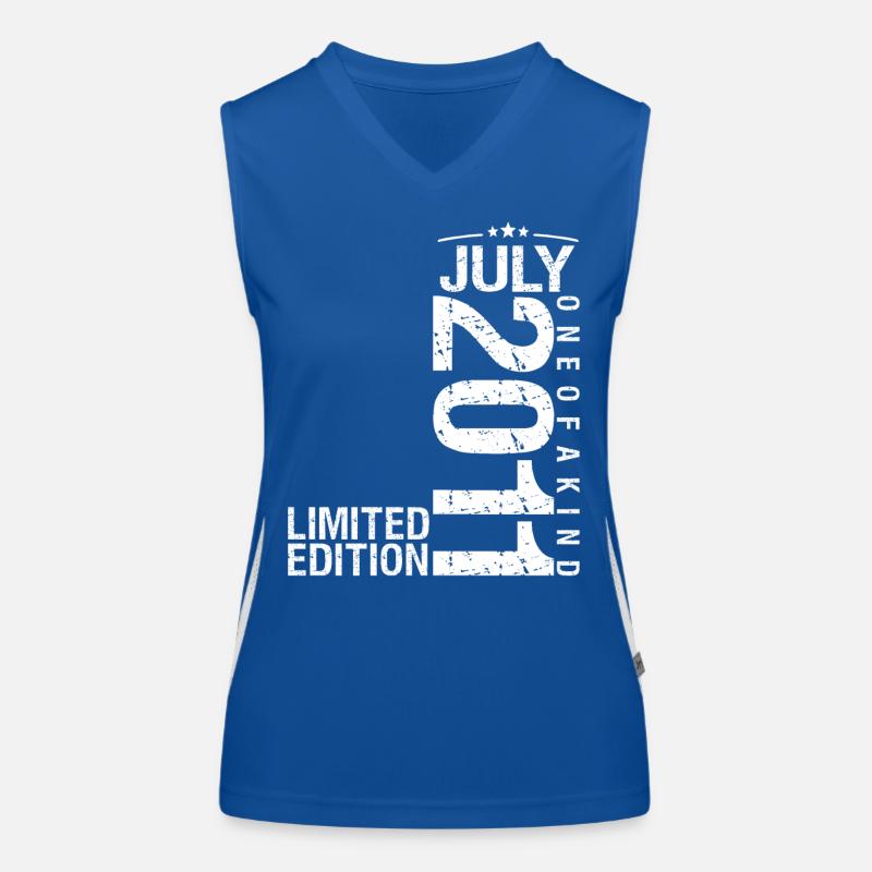 Juli 2011 Juli Jubiläum Juli 2011 Funktionelles Kontrast-Tank Top für Frauen
