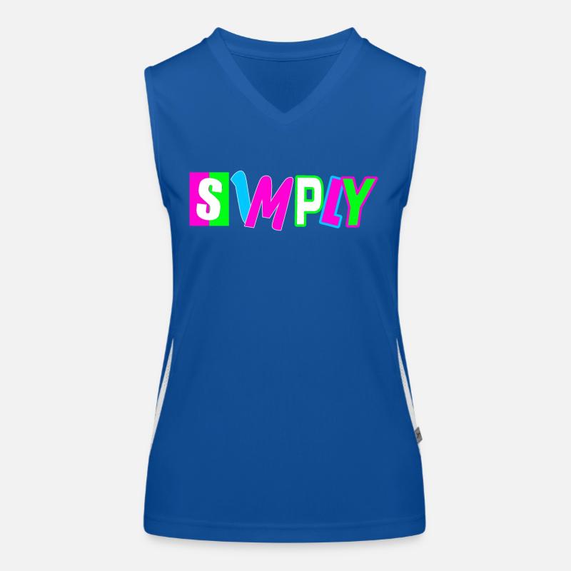 Simply Women's Functional Contrast Tank Top