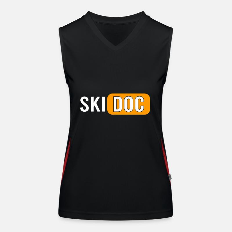 Ski Doc Wintersport Funktionelles Kontrast-Tank Top für Frauen