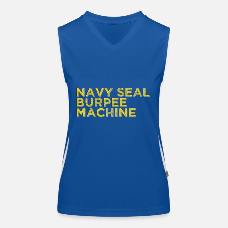 Navy Seal Burpee Machine Débardeur respirant contrasté Femme