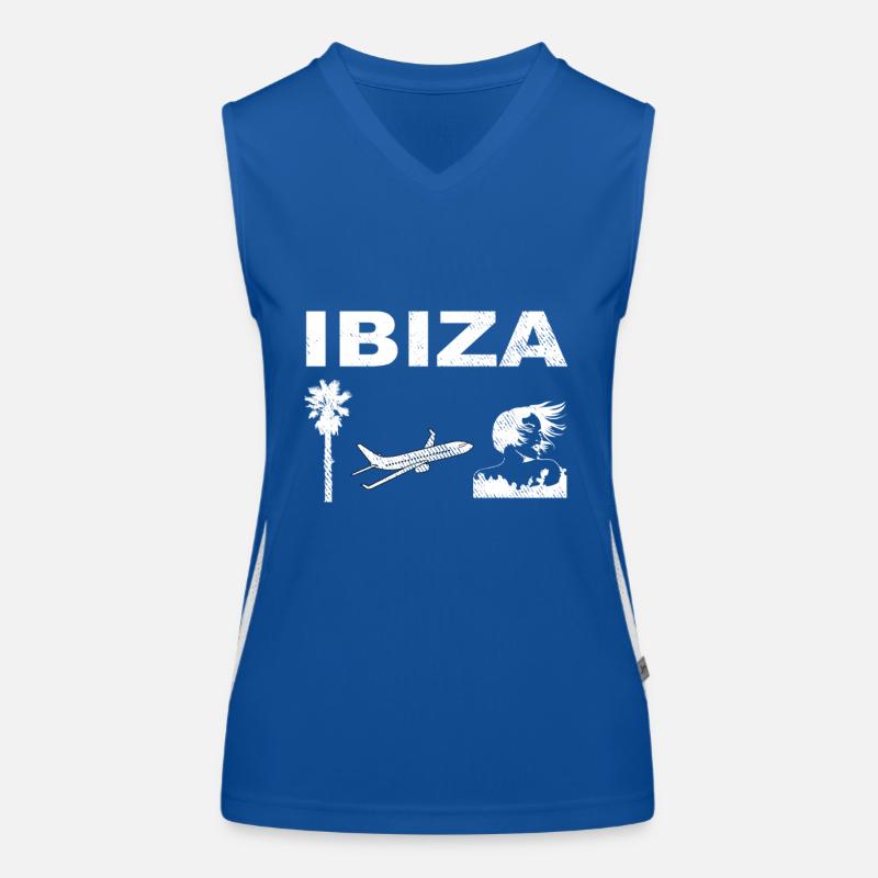 Ibiza Vibes Women's Functional Contrast Tank Top