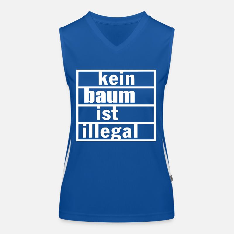No tree is illegal Women's Functional Contrast Tank Top