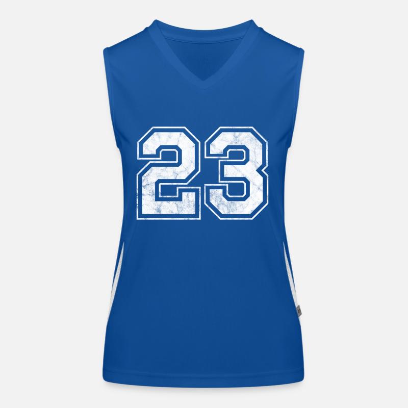Number 23 Women's Functional Contrast Tank Top