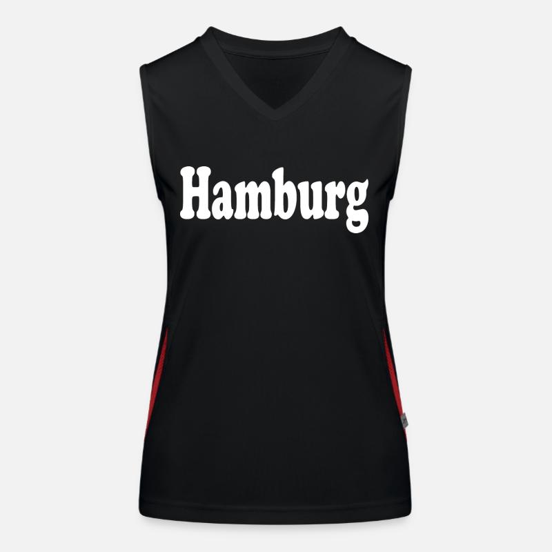 Hambourg Débardeur respirant contrasté Femme