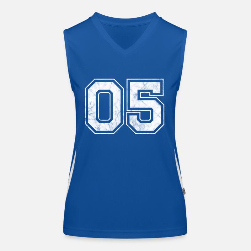 Number 05 Women's Functional Contrast Tank Top