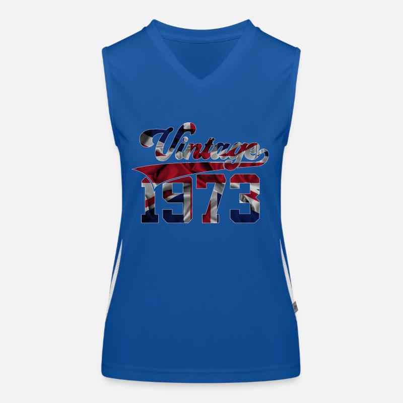 MILLÉSIME 1973 53E ANNIVERSAIRE BRITANNIQUE Débardeur respirant contrasté Femme