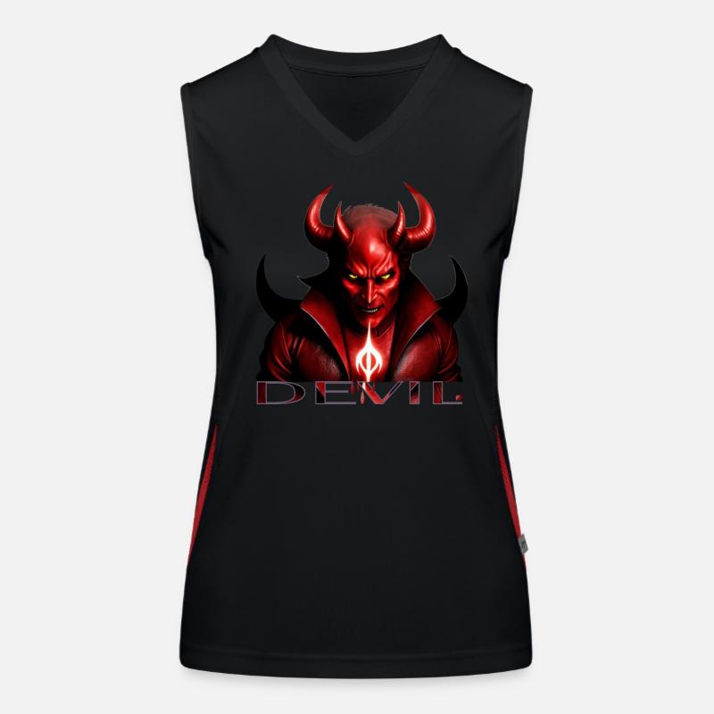 Devil´s Time Funktionelles Kontrast-Tank Top für Frauen