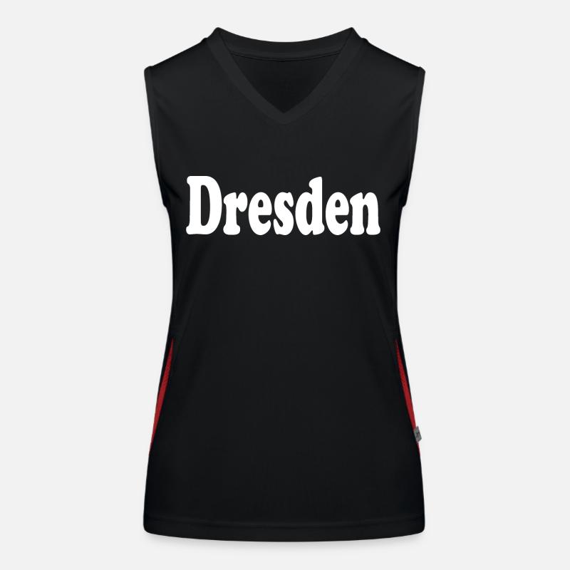 Dresden Funktionelles Kontrast-Tank Top für Frauen
