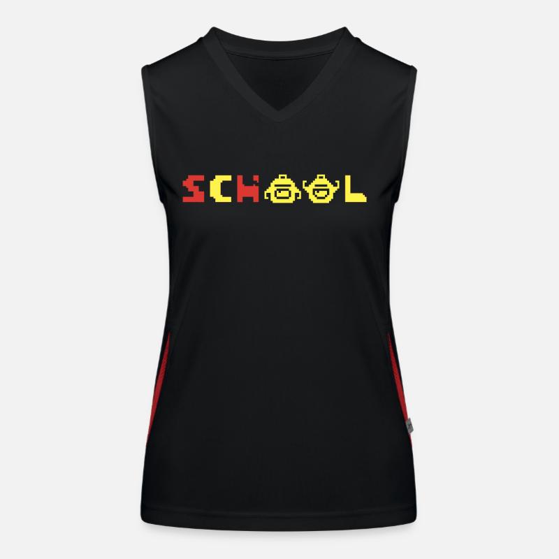 SCHOOL is Cool Débardeur respirant contrasté Femme