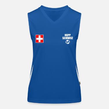 Svizzera Top sportivo da donna in contrasto cromatico