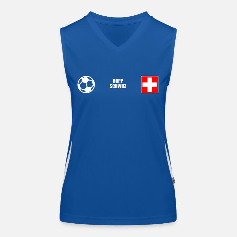 Suisse Débardeur respirant contrasté Femme