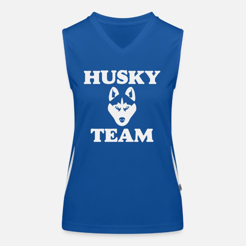 Force et endurance Équipe Husky Débardeur respirant contrasté Femme