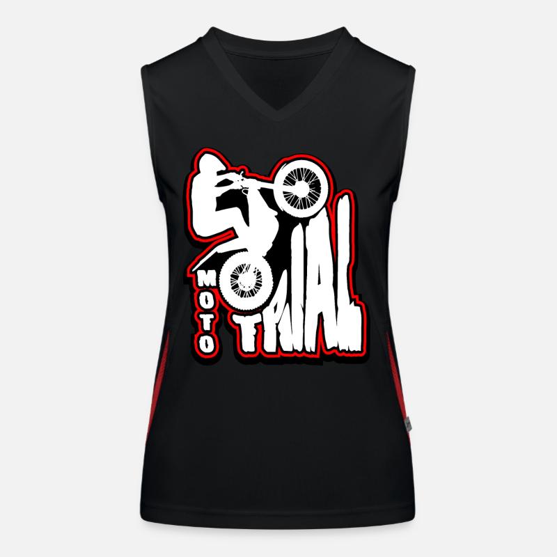 Riders of Moto Trial Women's Functional Contrast Tank Top