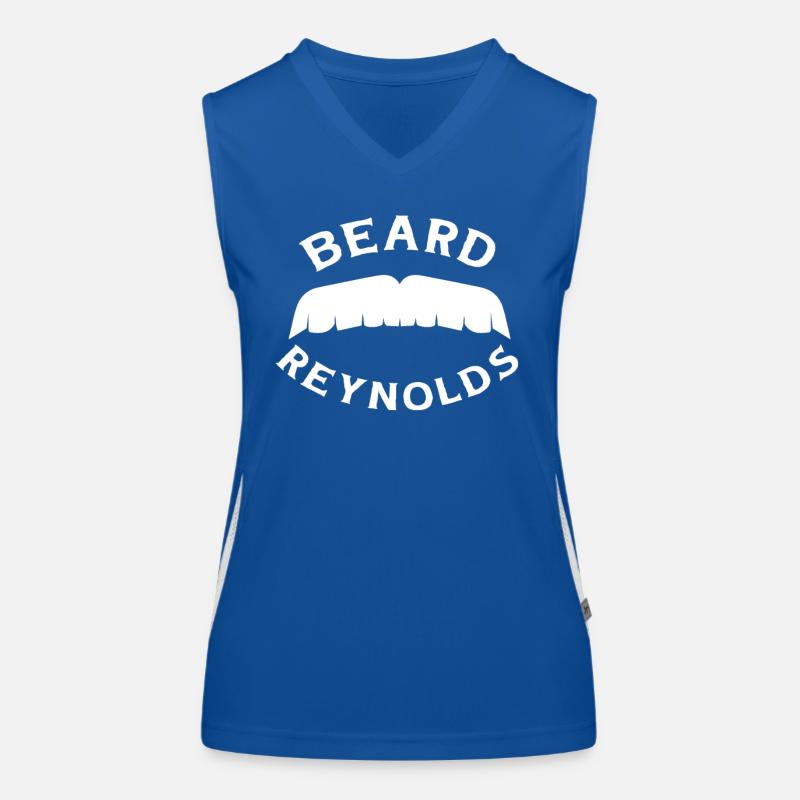Beard Reynolds statt Burt Reynolds Schnurrbart Funktionelles Kontrast-Tank Top für Frauen