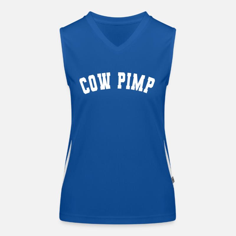 Éleveur de vaches proxénètes Débardeur respirant contrasté Femme