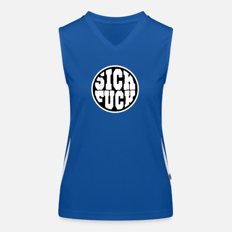 Putain de malade Débardeur respirant contrasté Femme