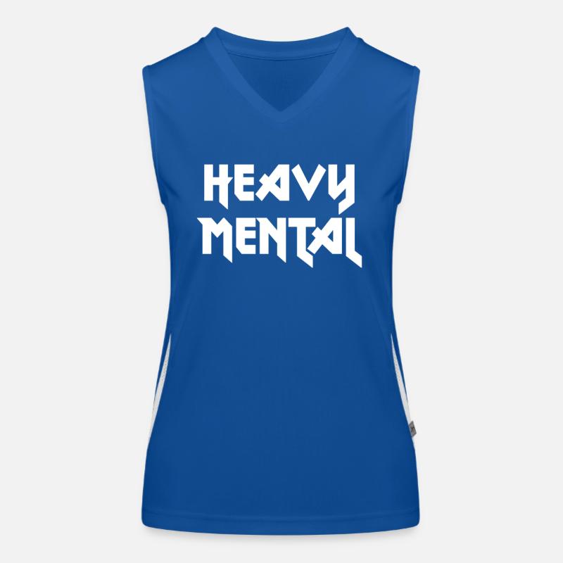 Heavy Metal - schwer psychisch Funktionelles Kontrast-Tank Top für Frauen