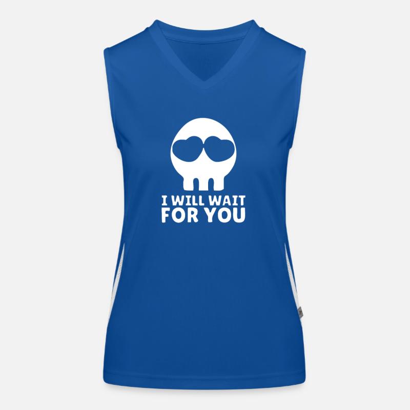 Der Tod wartet auf dich Funktionelles Kontrast-Tank Top für Frauen