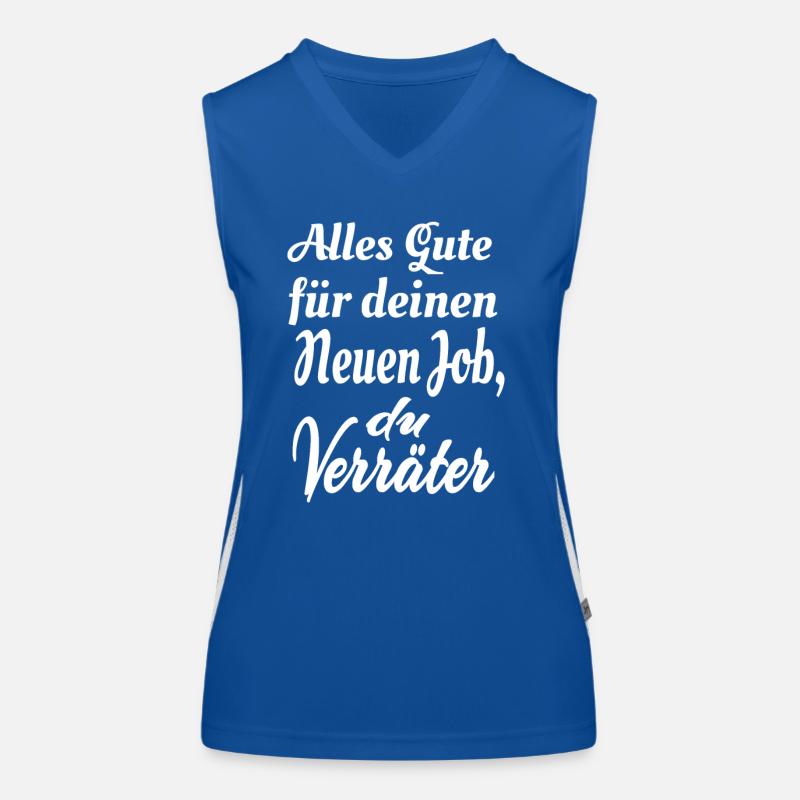 Abschied Kollege Arbeit Jobwechsel Geschenkidee Funktionelles Kontrast-Tank Top für Frauen