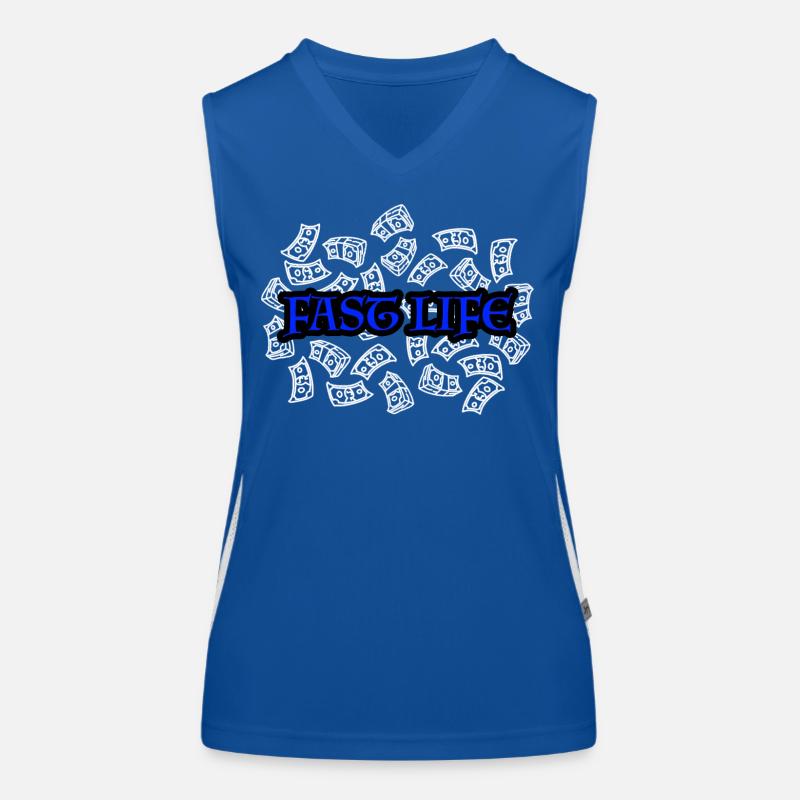 Vie rapide Débardeur respirant contrasté Femme