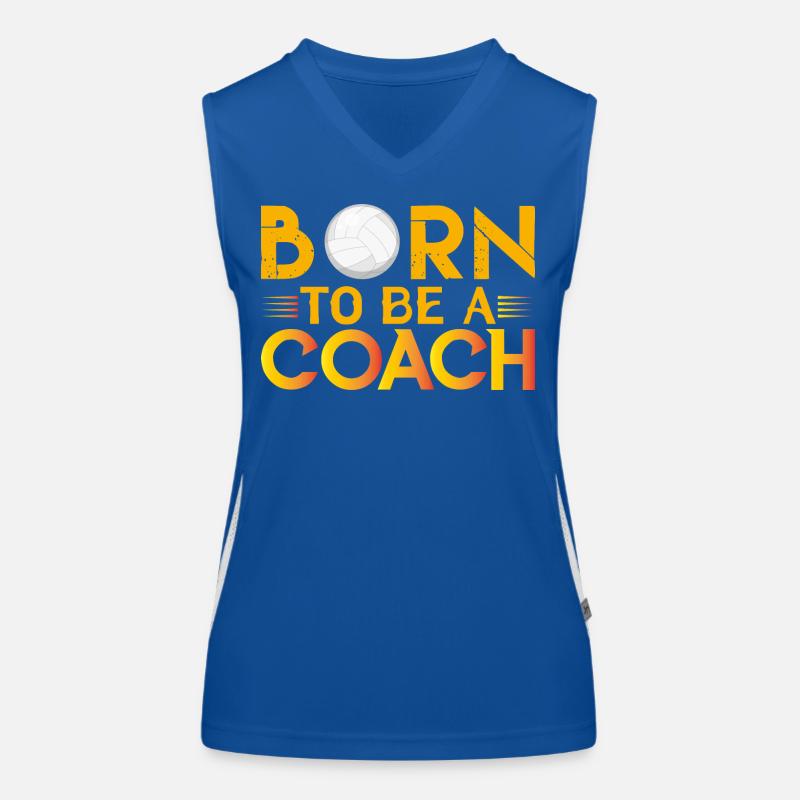 Geschenk Trainer Volleyball Trainer | Trainer Volleyball Funktionelles Kontrast-Tank Top für Frauen