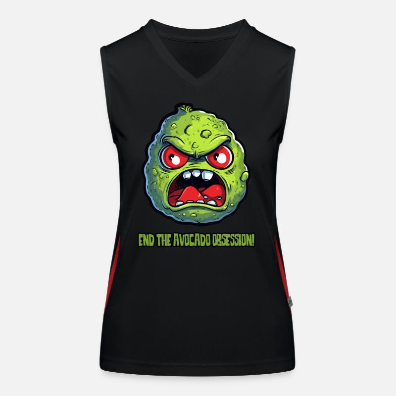 Ends the avocado obsession Women's Functional Contrast Tank Top