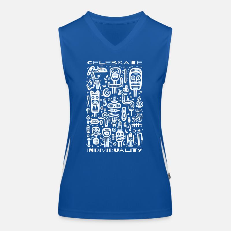 Feiere deine Einzigartigkeit Funktionelles Kontrast-Tank Top für Frauen