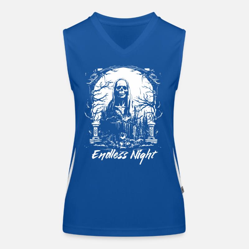 Endless Night Grim Reaper Women's Functional Contrast Tank Top