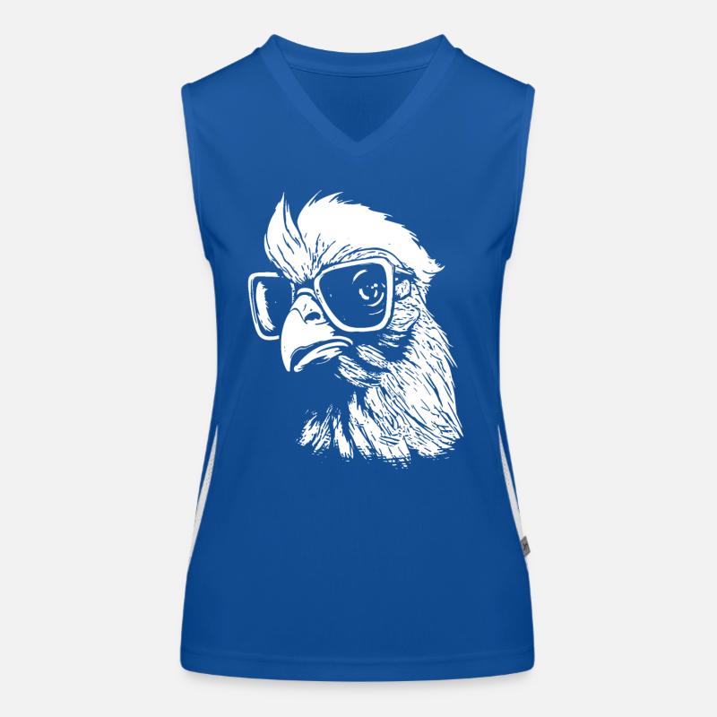 intelligent chicken Women's Functional Contrast Tank Top