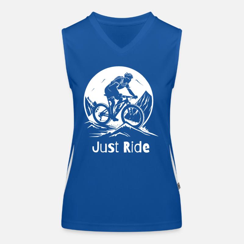 VTT facile Débardeur respirant contrasté Femme