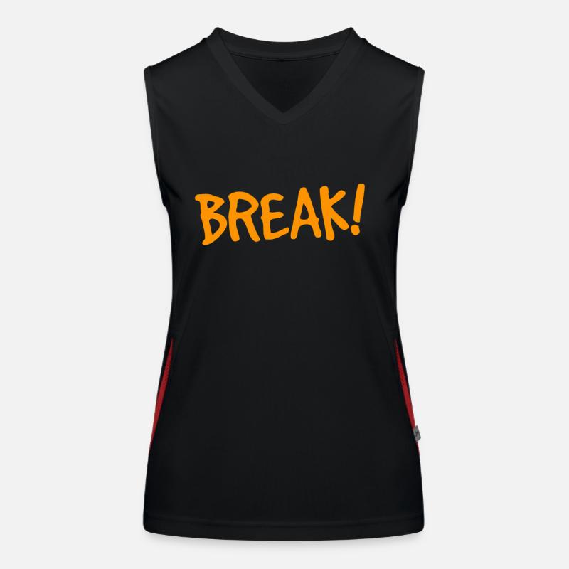 Breakdance Dynamics : Breaker break-hop Débardeur respirant contrasté Femme