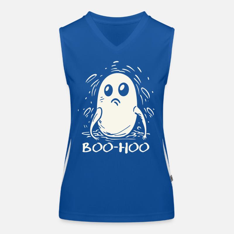 Le petit fantôme déçu et triste Débardeur respirant contrasté Femme