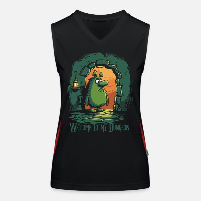 Bienvenue dans My Dungeon : Funny Creature Débardeur respirant contrasté Femme