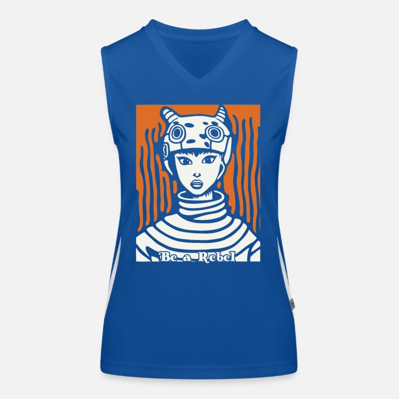 Sei ein Rebell der Kunst Funktionelles Kontrast-Tank Top für Frauen