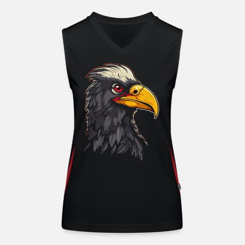Raubvogel Funktionelles Kontrast-Tank Top für Frauen